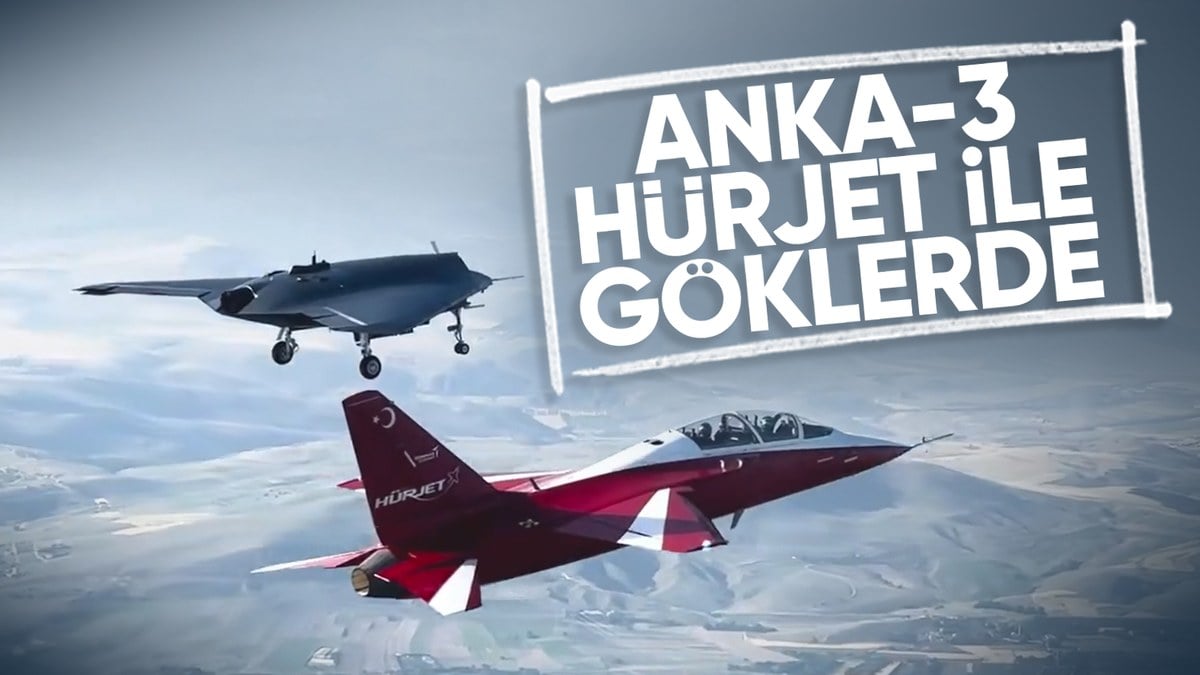 ANKA-3 ile HÜRJET’ten kol uçuşu