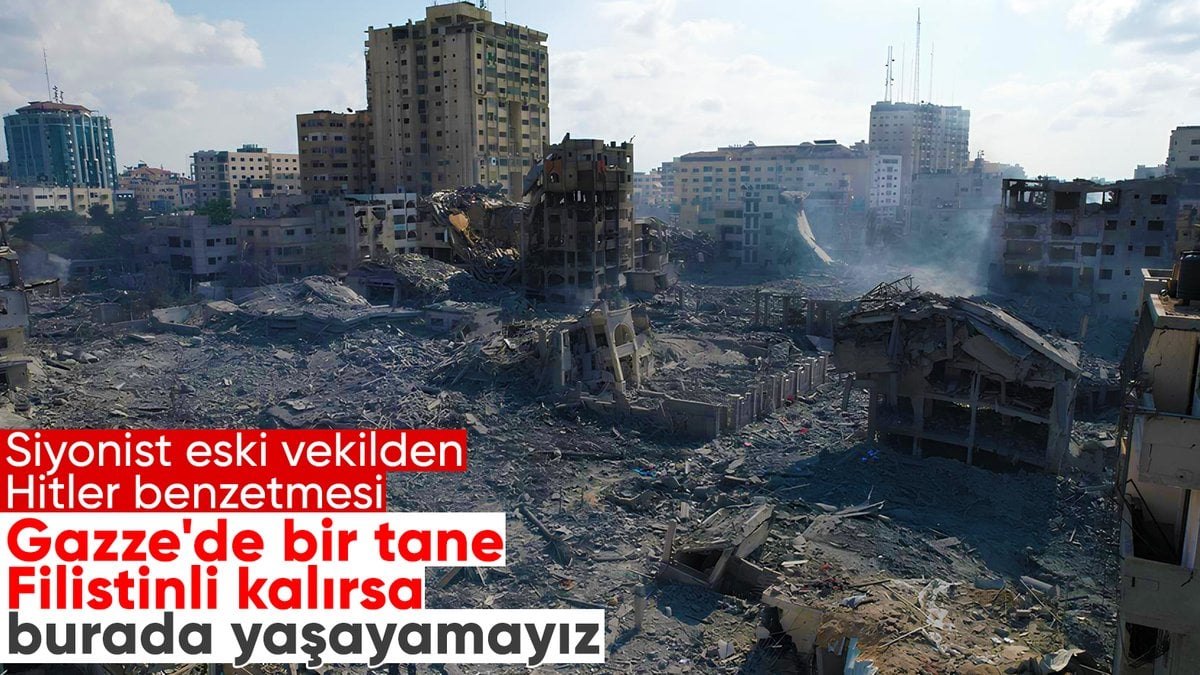 Siyonist Moşe Feiglin’den Gazze itirafı: Bir tane Filistinli kalırsa burada yaşayamayız