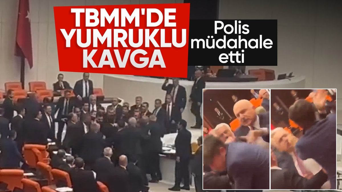 TBMM’de tansiyon yükseldi! Milletvekilleri birbirine girdi