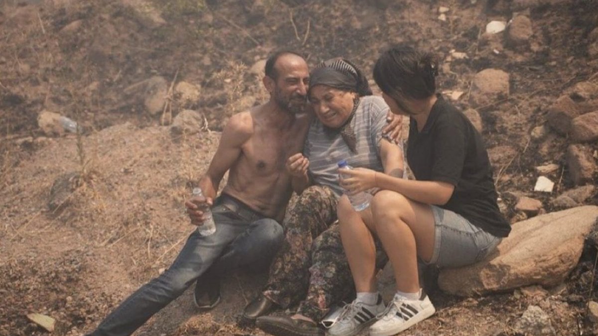 İzmir’deki yangında evi yanan ailenin dramı yürekleri sızlattı