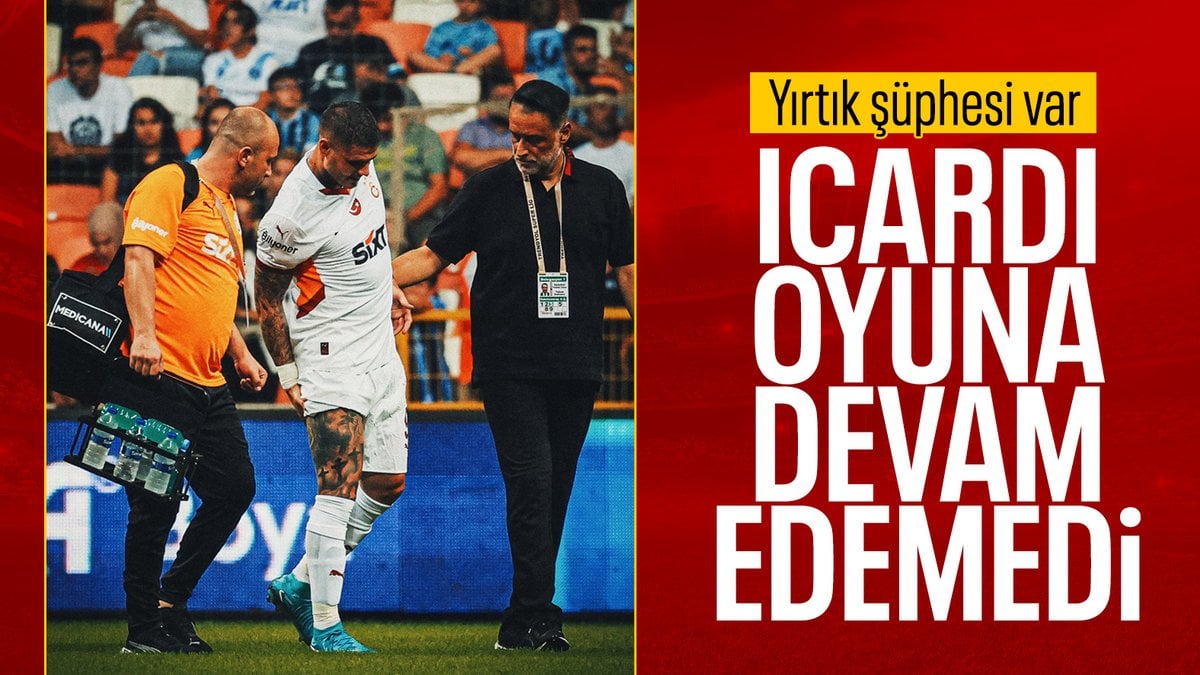 Galatasaray’da Mauro Icardi sakatlandı