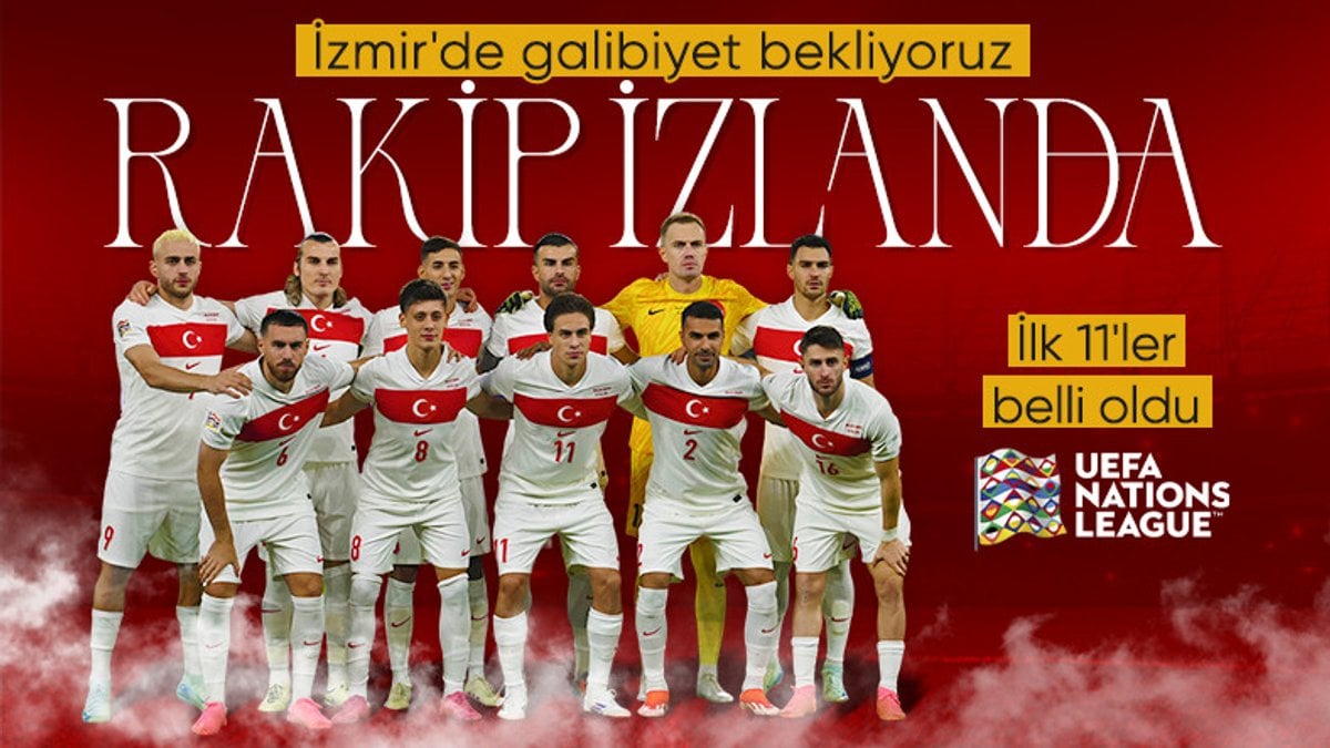 Türkiye – İzlanda maçının ilk 11’leri