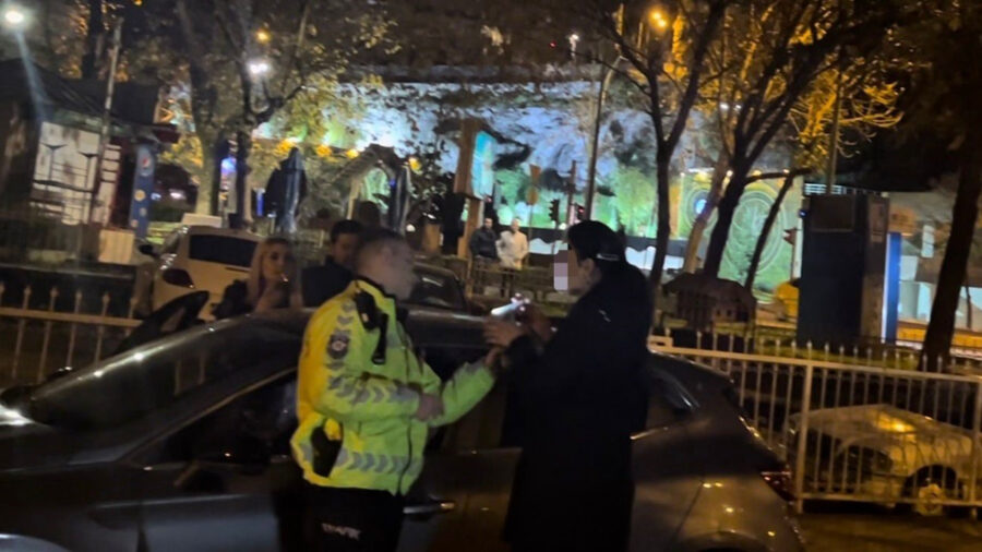 Bursa’da alkollü çıkan kadın, polislere hakaret etti